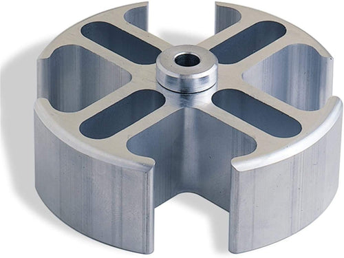 1" Flex-a-lite Mill Finish Spacer Adapter w/ 1 1/8" Female pilot