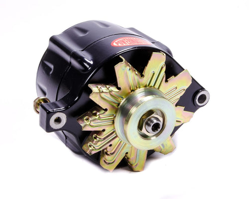 Alt Ford Powermaster Upgrade Black 150A Smooth Look™ 1V Pulley 1-Wire