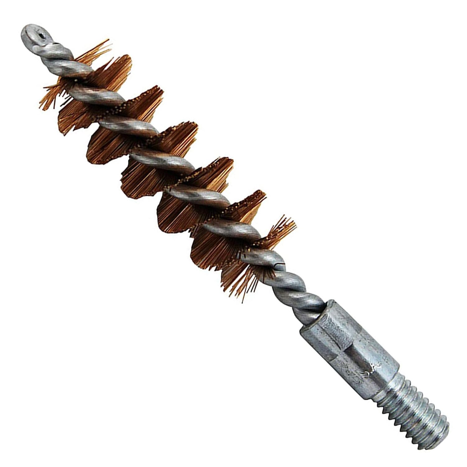 Bronze Bristles Bore Brush Birchwood Casey | Durable Versatile Gun Maintenance Cleaning Scrubbing Tool | Fits 45 / 12 Mm Gun