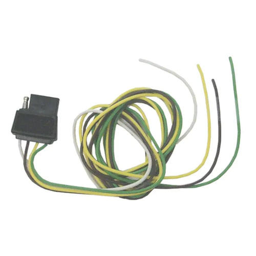4-Pole Sierra International Flat Tow Vehicle Side Shrouded Rewire Kit with Splicers & Connector Only TC44224