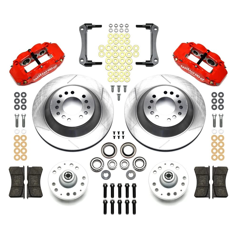 1PC Rtr Kit, FNSL6R Front Hub,12.88"-Red