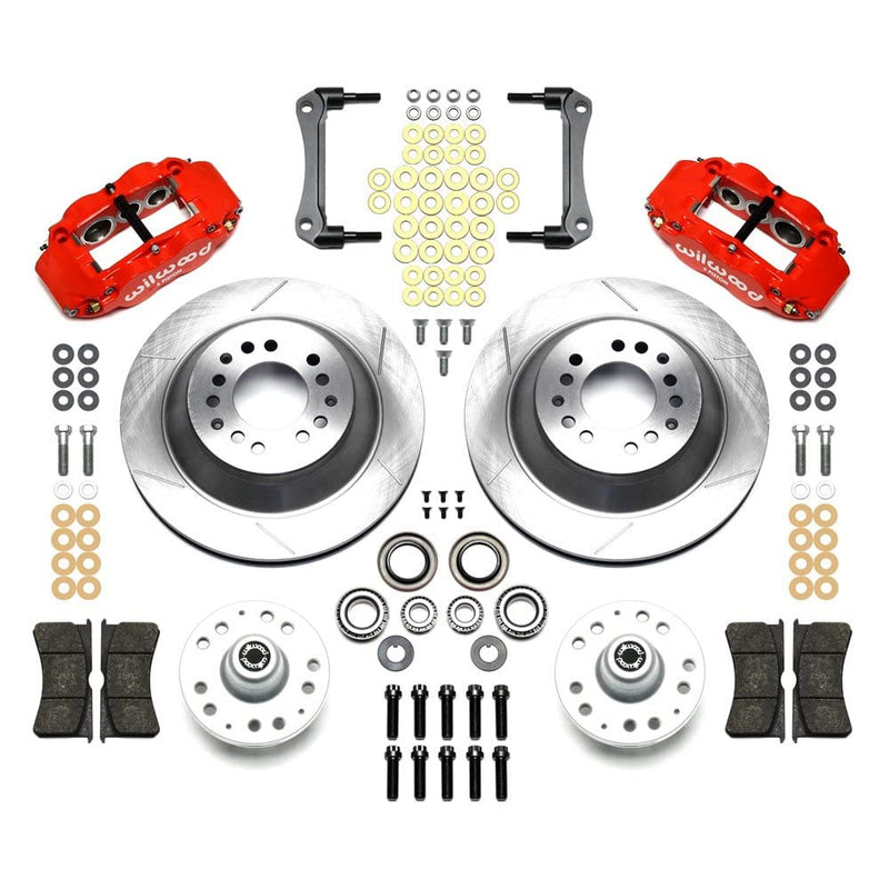 1PC Rtr Kit, FNSL6R Front Hub,12.88"-Red