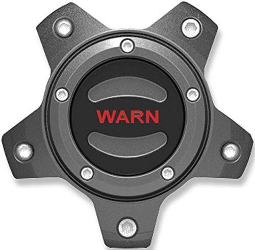 Hub-Style WARN 106684 Center Cap, Fits: Jeep Wrangler JL, JK and Gladiator JT - Gunmetal Grey