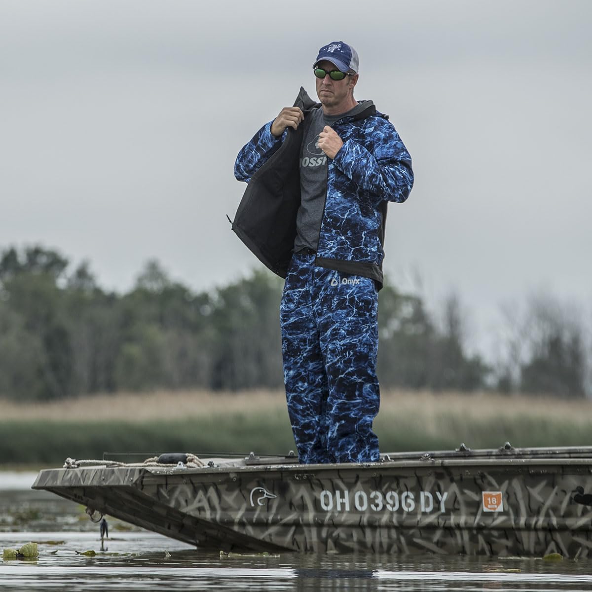 Hydrovore ONYX Fishing Jacket, MOE Marlin, X-Large
