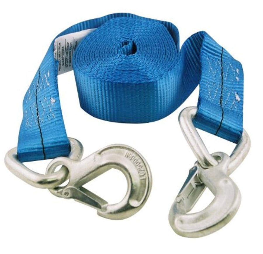 2" x 20' Tow Strap Erickson 59301 with Forged Safety Snap Hook, 10,000 lb breaking strength