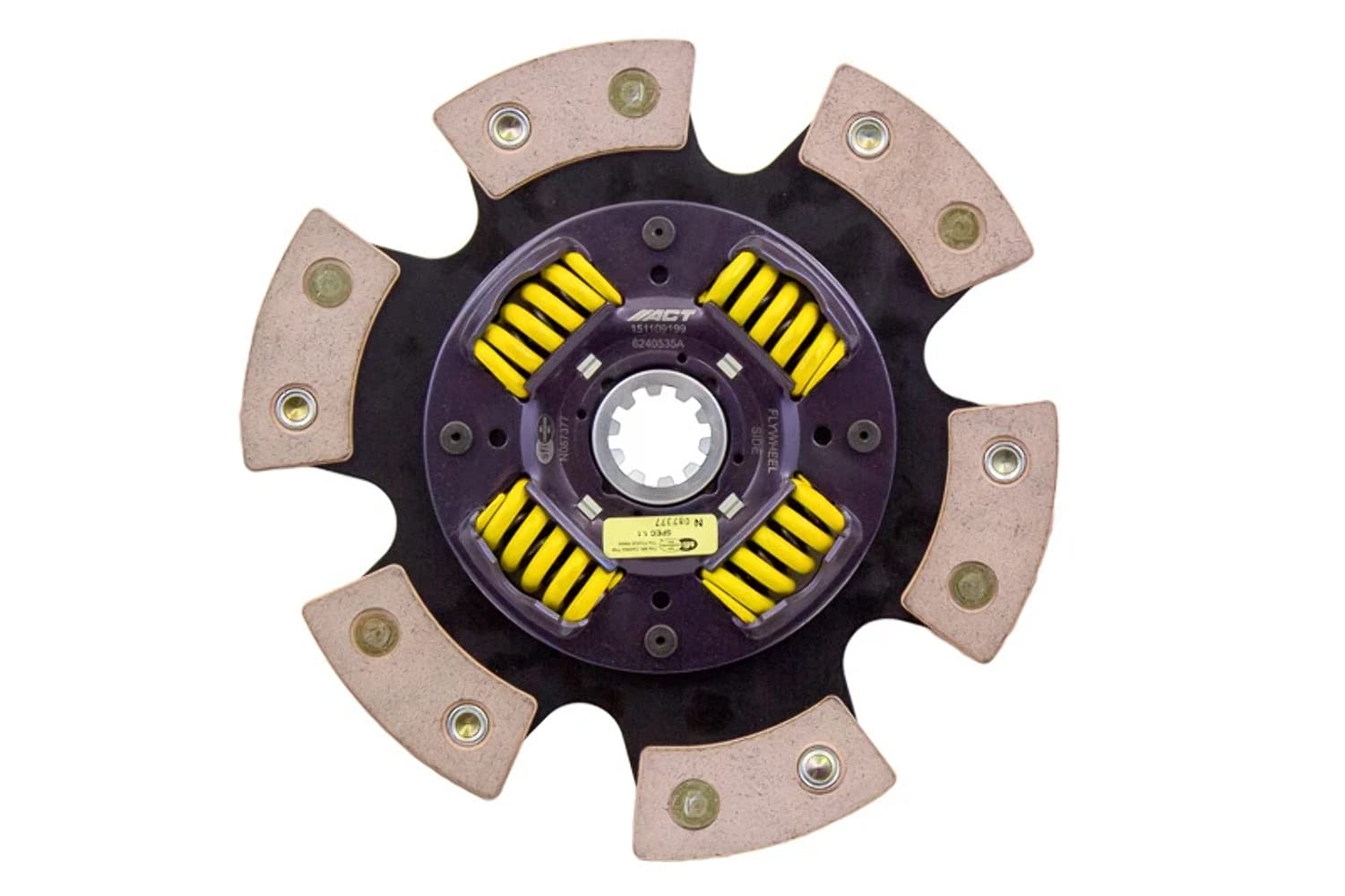 6240535a Advanced Clutch Tech 6 Pad Sprung Race Disc