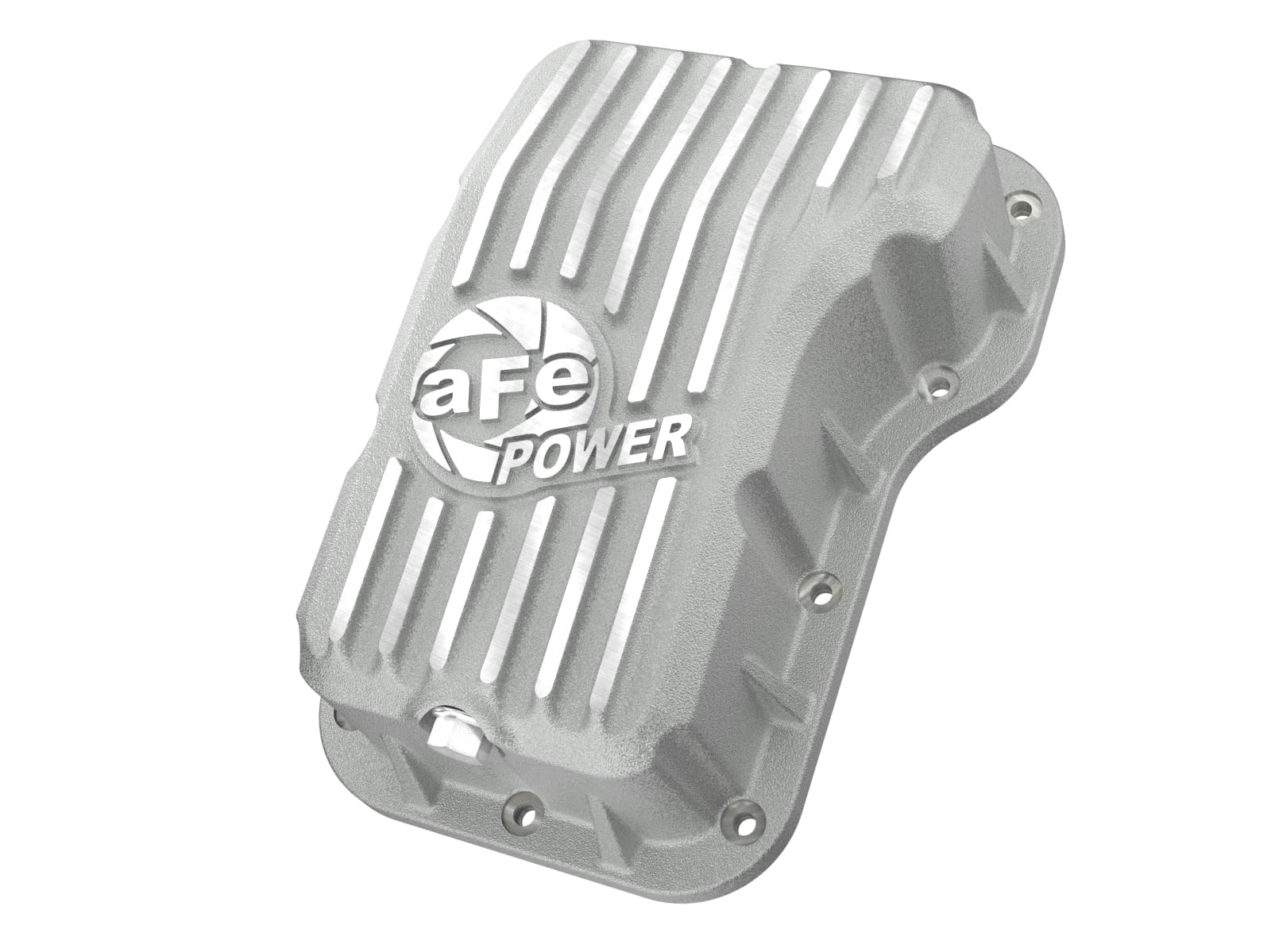 aFe Power Transmission Pan Street Series Raw w/Machined Fins Fit Jeep Wrangler (JL) 18-25 L4-2.0L (t) 46-71400A