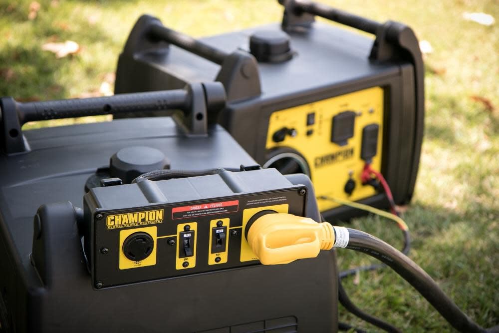 50-Amp Champion Power Equipment ParaLINK Parallel Kit for Linking Two 2500-Watt or Higher Inverter Generators, RV Ready