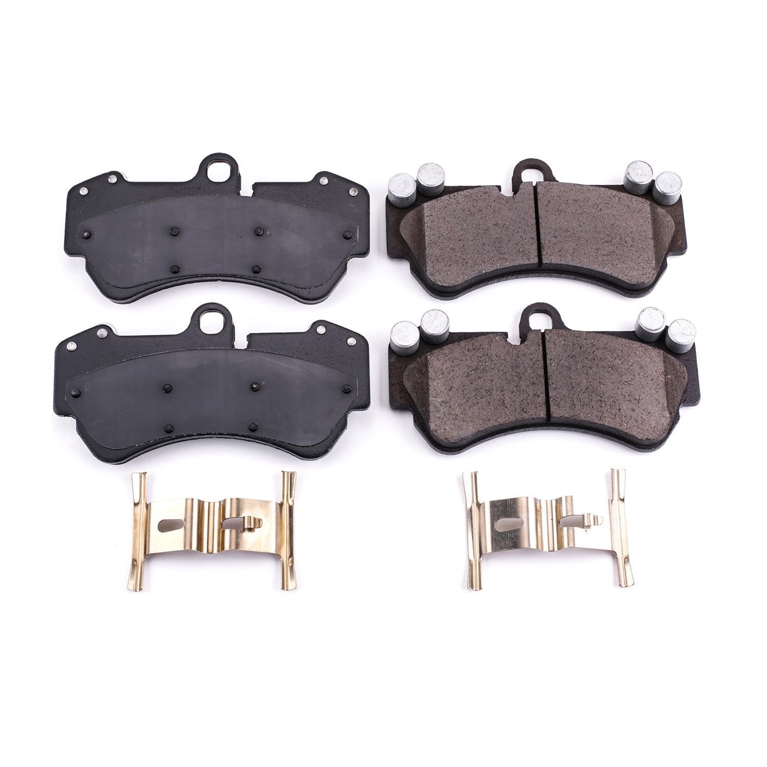 Power Stop Front Brake Kit For G550 Mercedes-Benz 2017-18 |G550 4x4 2018 |Porsche Cayenne 2003-06 |Cayenne 2008-10 |Volkswagen Touareg 2004-07 - Ceramic Brake Pads With Installation Hardware, 17-1007