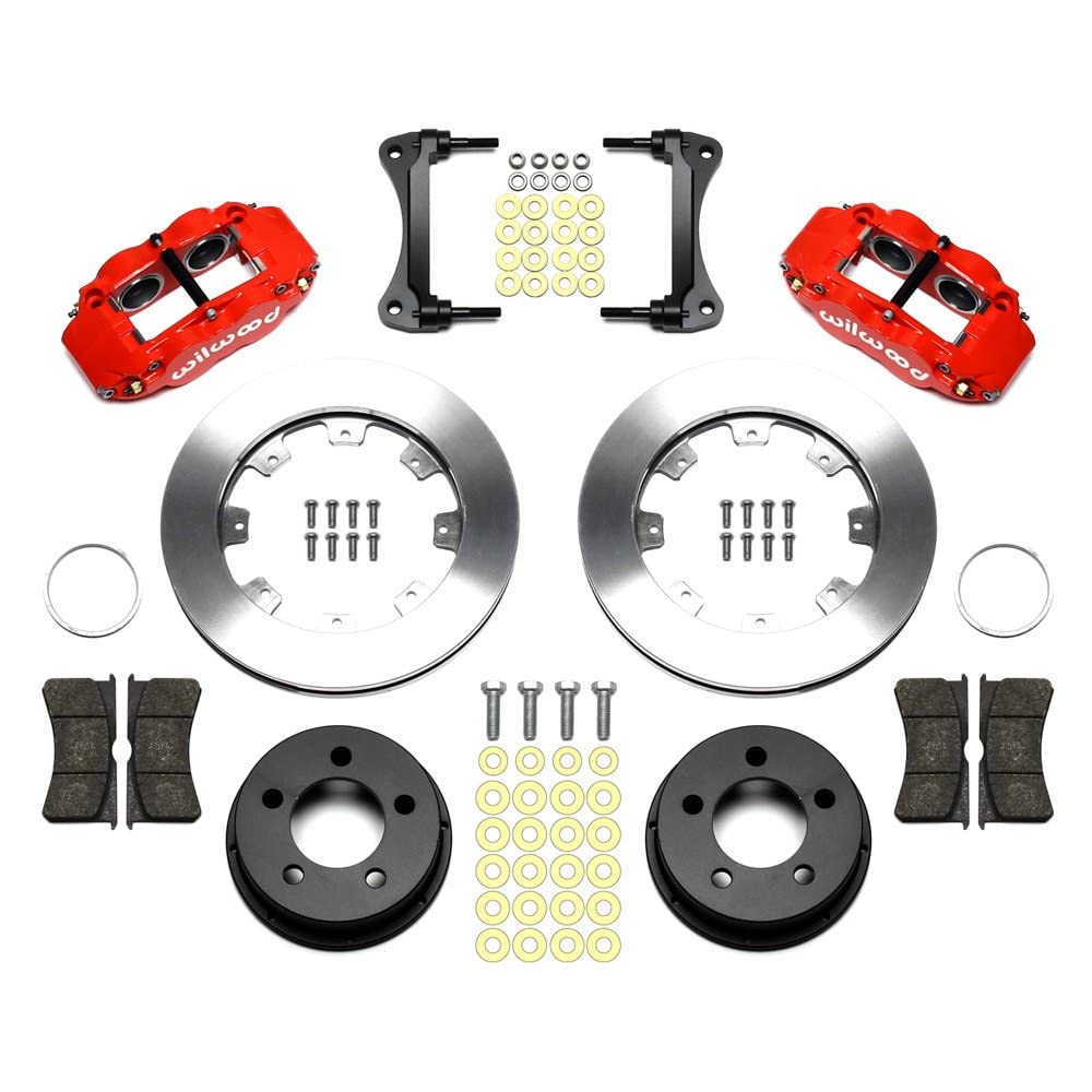 Front FNSL4R Kit,12.19", Drilled, Red
