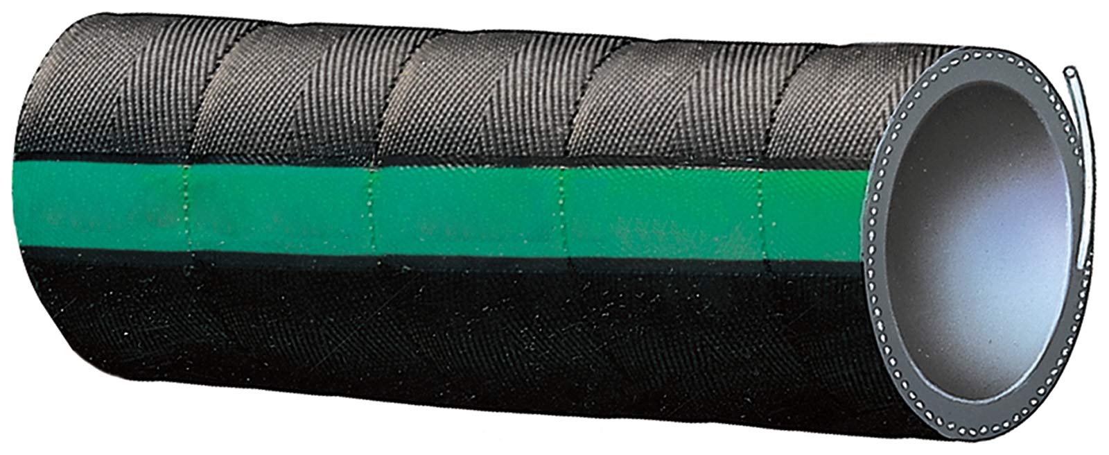 Gates Green Stripe 28344 Wire Inserted Straight Coolant Hose-10' Length, Inner Diameter 2 3/4"