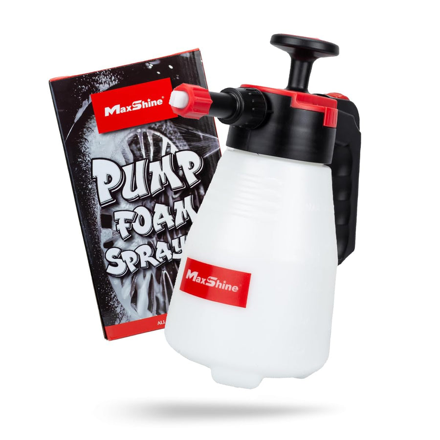1.5L Maxshine Pump Foam Sprayer - Hand Pressure Foam Sprayer for Car Detailing, Home Cleaning, and Garden Use - Versatile, Easy-to-Use for Multiple Applications