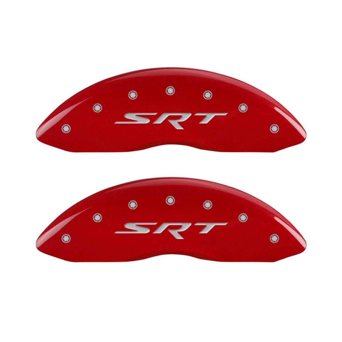 MGP 32006SSRTRD Caliper Covers SRT Red - Engraved Front & Rear44; Set of 4