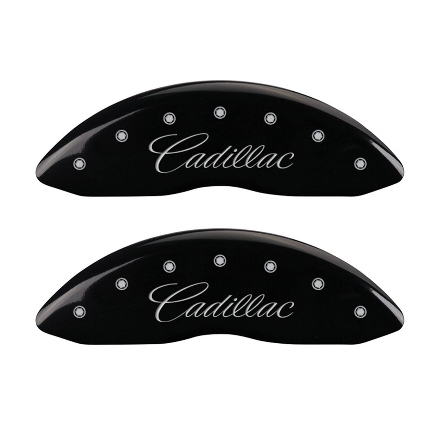 Caliper Covers MGP 35011SCT4BK with Black Powder Coat Finish, (Set of 4)
