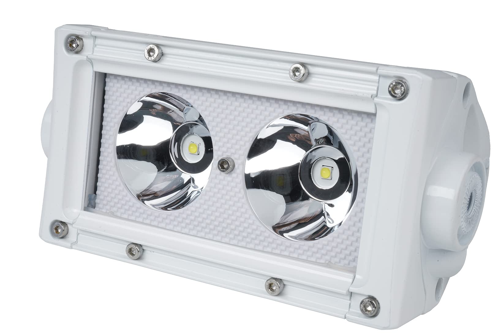 Race Sport Lighting 6.5inch MS20WSRS Marine Grade Single Row Straight Light Bar with 20-Watt 2 x 10W High Intensity OSRAM LEDs