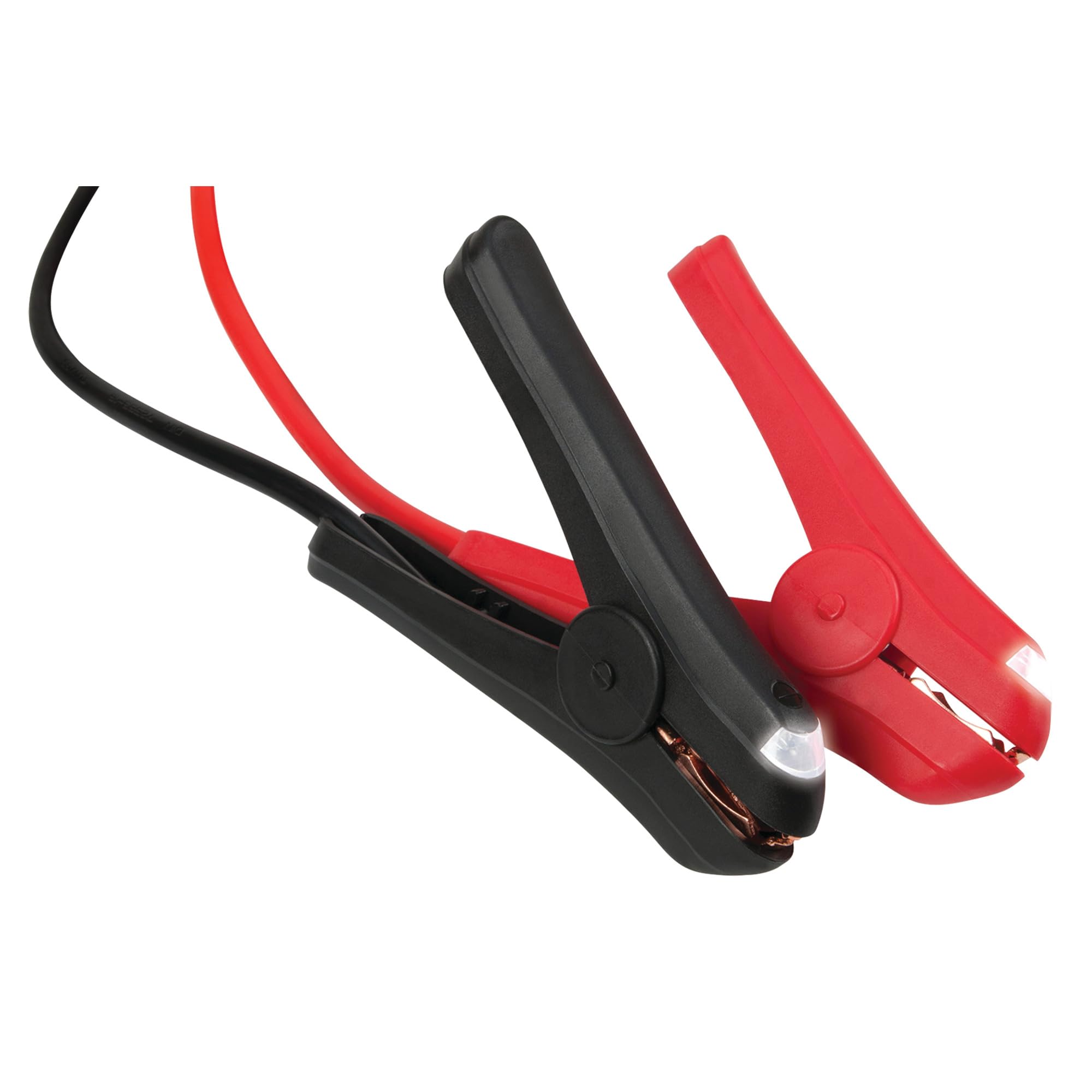 10ft Performance Tool W1675 4GA Lighted Jumper Cables - Tangle-Free, Heavy Duty Clamps, Suitable for Trucks, SUVs, and Other Large Vehicles