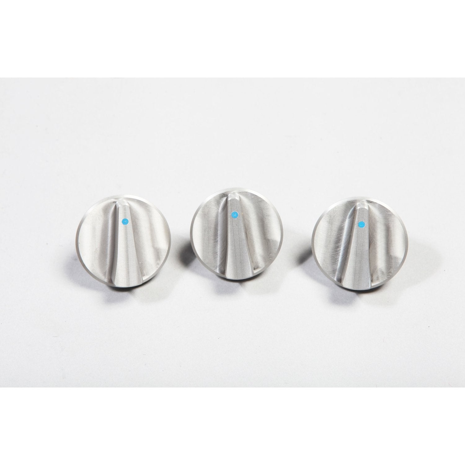 Rugged Ridge | Climate Control Dash Knob Kit, Aluminum, Blue | 11420.05 | Fits 2007-2010 Jeep Wrangler JK