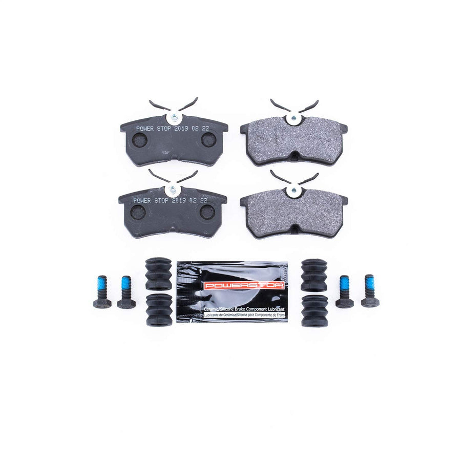 Power Stop Track Day PST-886 Rear Brake Pads For Ford Fiesta 2014-2019, Ford Focus 2001-2007 [Model Specific]
