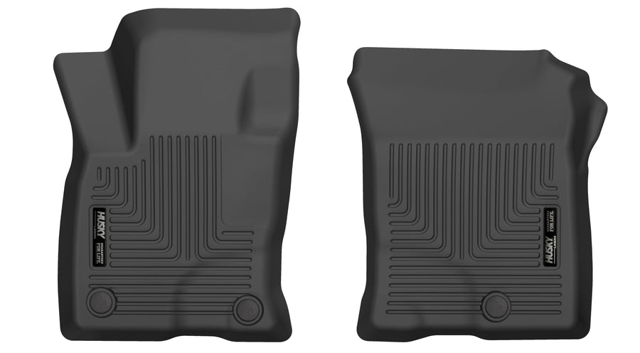 Weatherbeater Husky Liners Floor Mats | Fits 2020-2023 Ford Escape | Front Row, 1-pc Black - 15271