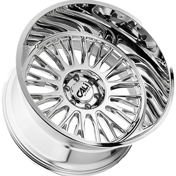 CALI OFF-ROAD 9116 Vertex Chrome Wheel (20 x 20. inches /5 x 127 mm, 25 mm Offset)