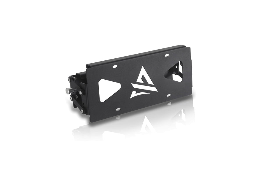 Attica4x4 Cobra Tek - Universal Terra Series License Plate Mount Bracket | Stylish and Durable Off-Road Solution | Textured Black Powder Coat | Adjustable Fit.