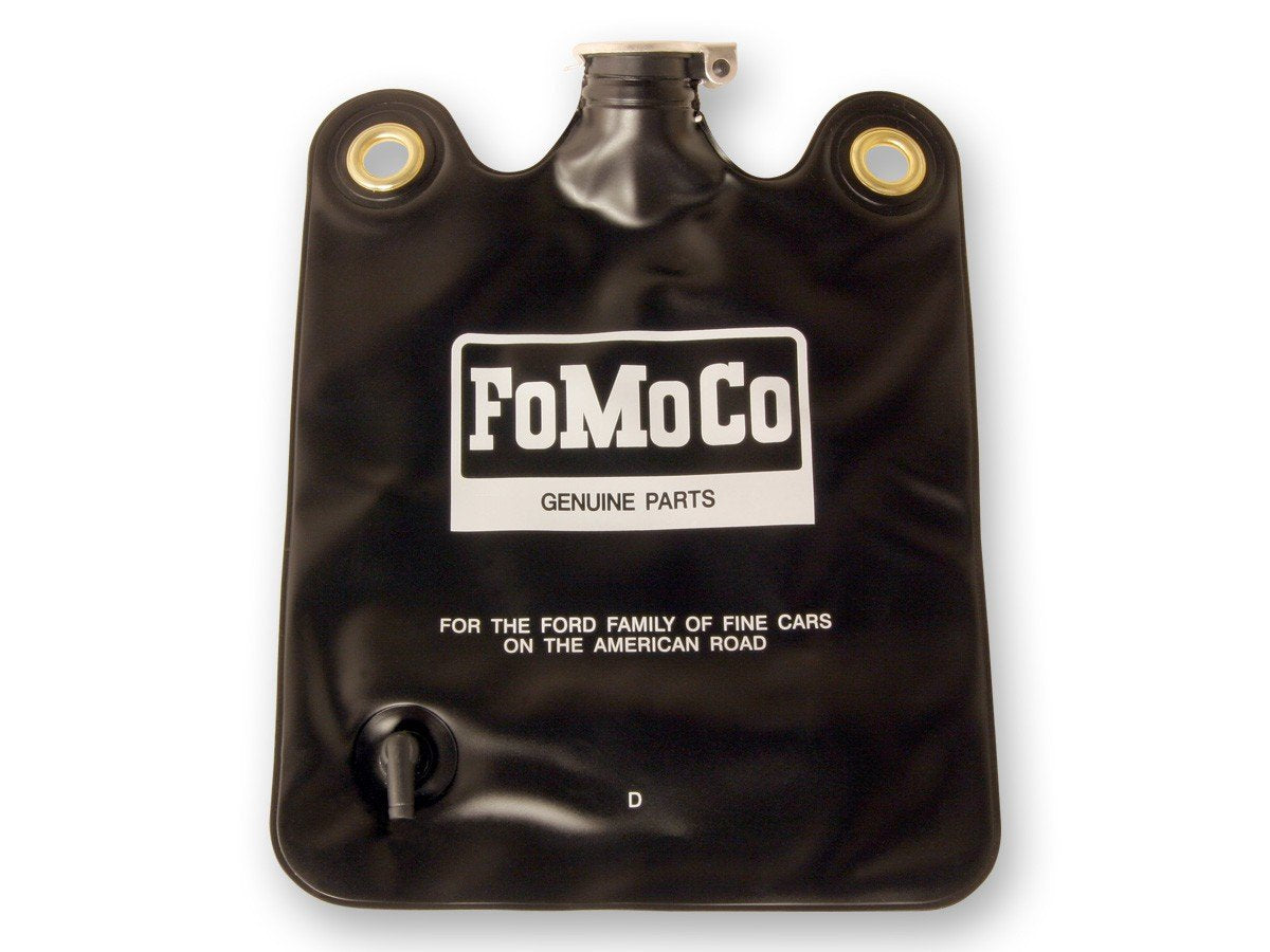 Concours Scott Drake Windshield Washer Bag with Flip Cap and FoMoCo Logo, Compatible with 1966 Ford Mustang, Model C1AZ-17618-E