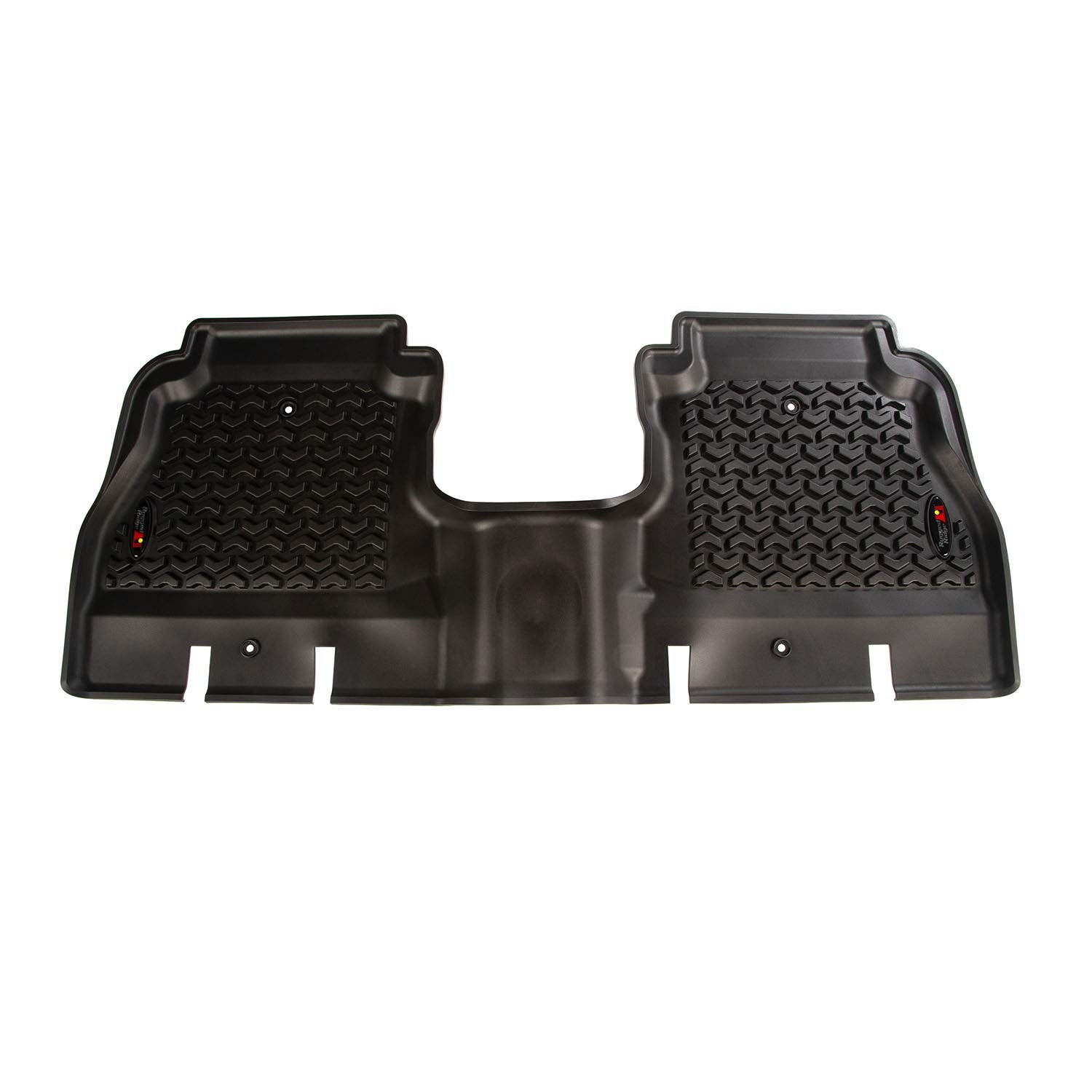 Rear Floor Liners Rugged Ridge for Jeep Wrangler JLU | Black | 12950.48 | Fits 2018-2025 Jeep Wrangler JLU 4-Door Excluding 4XE Models