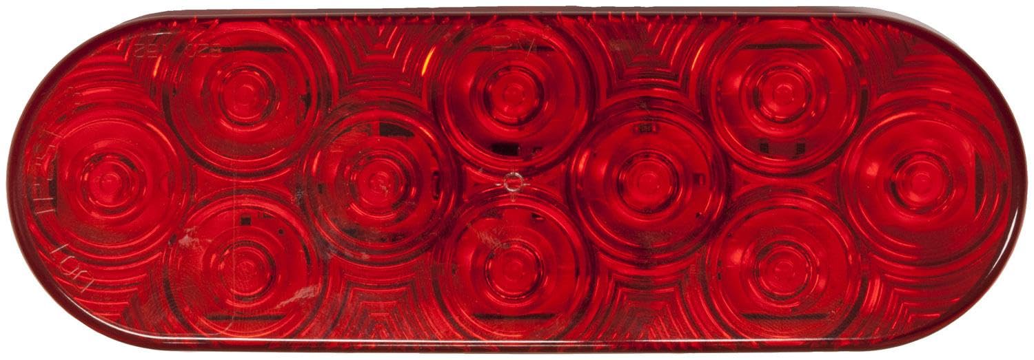 820KR-10 Peterson Manufacturing 6.5"x2.25" LED Back-Up Light (LED S/T/T Oval Amp Groom Mount Kit Mv), 1 Pack