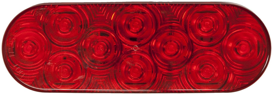 820KR-10 Peterson Manufacturing 6.5"x2.25" LED Back-Up Light (LED S/T/T Oval Amp Groom Mount Kit Mv), 1 Pack