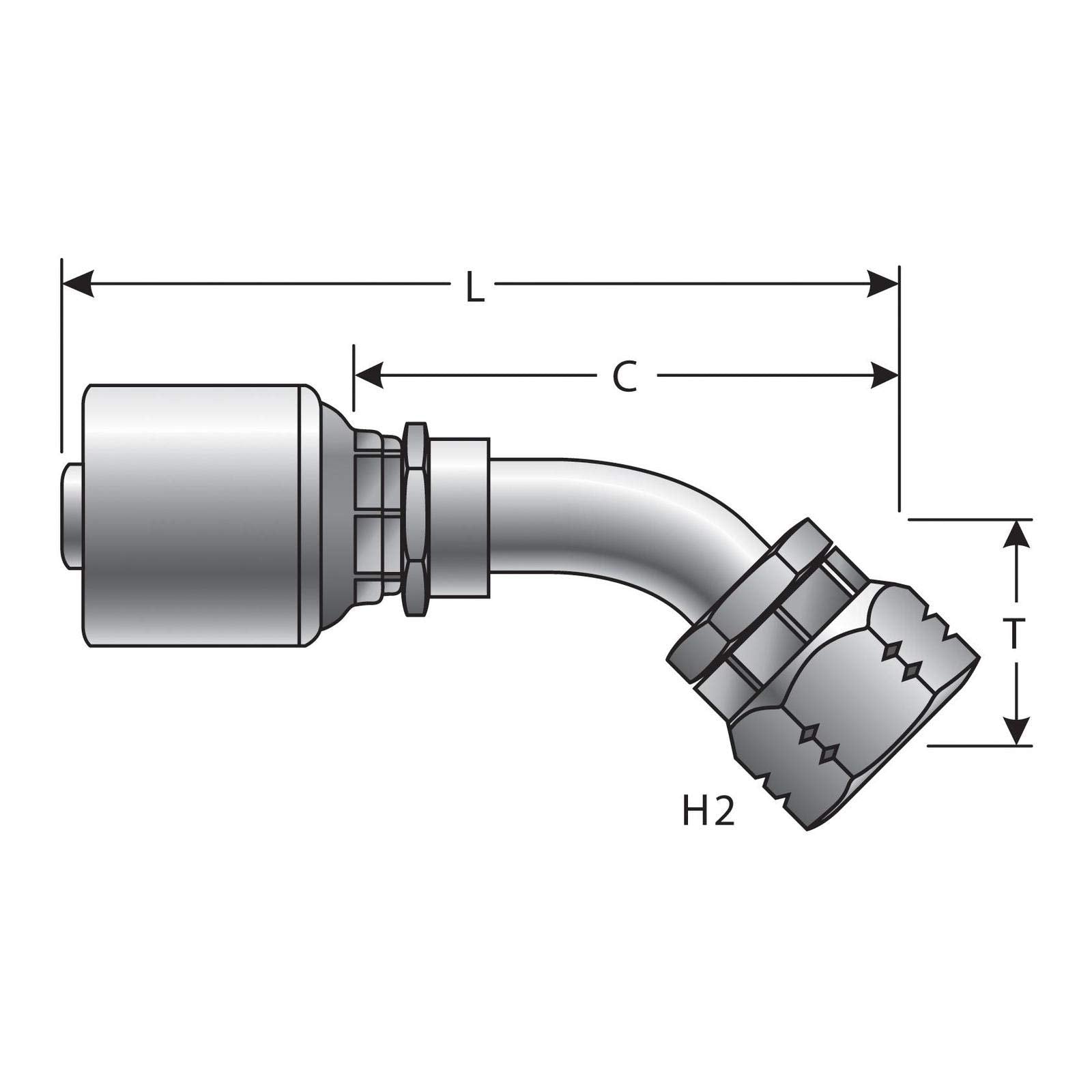 Hydraulic Gates G25911-0404 Coupling