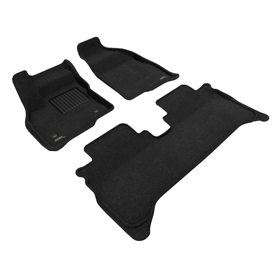 Elegant 3D MAXpider Floor Mat (Black) Compatible with Chevrolet Bolt EUV 2022-2024 - Full Set
