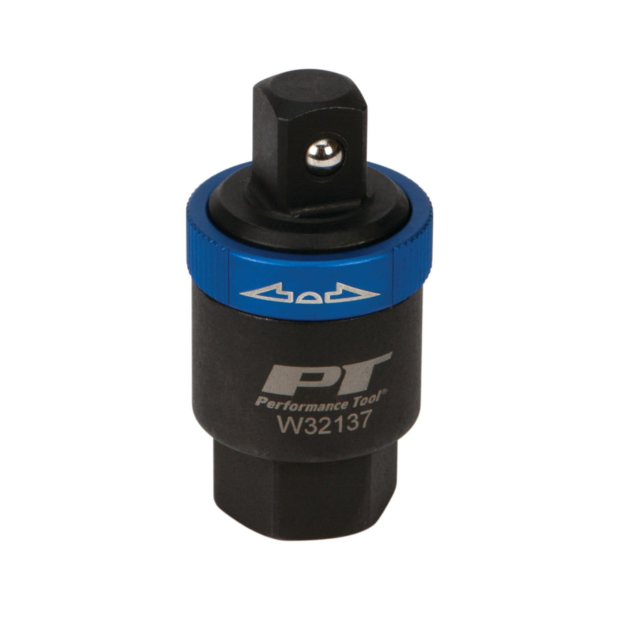 1/2-Inch Drive Performance Tool W32137 Ratcheting Breaker Bar Adapter - Converts Breaker Bar or Sliding T-Handle into Ratchet - Reversible Ratcheting Mechanism with Anodized Switch Collar