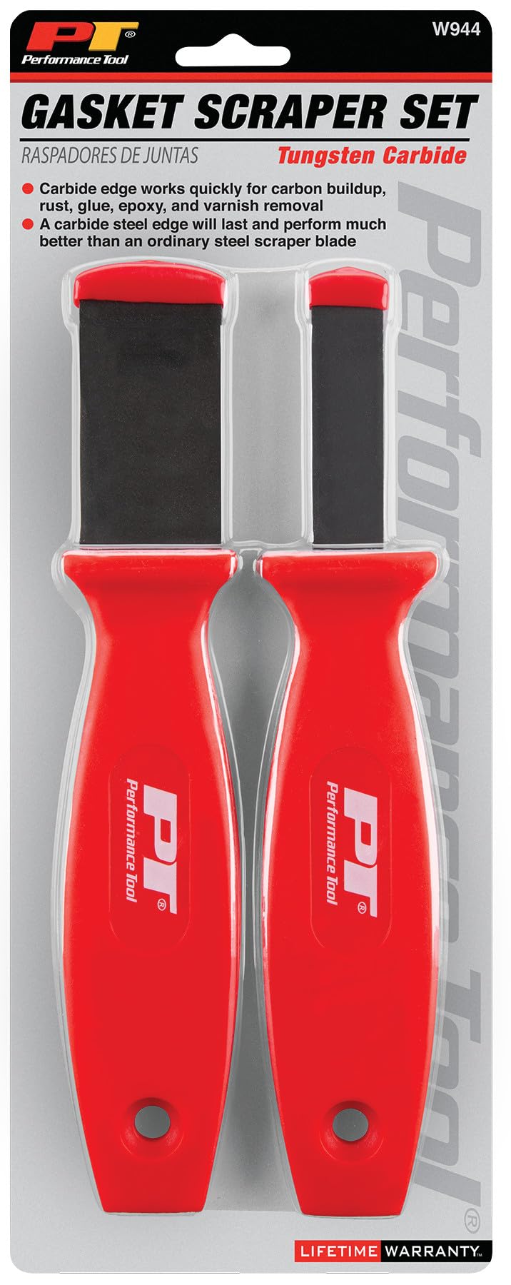 Carbide Performance Tool W944 Gasket Scraper Set (2 Pieces) - Efficient Residual Gasket Removal for Precision Work