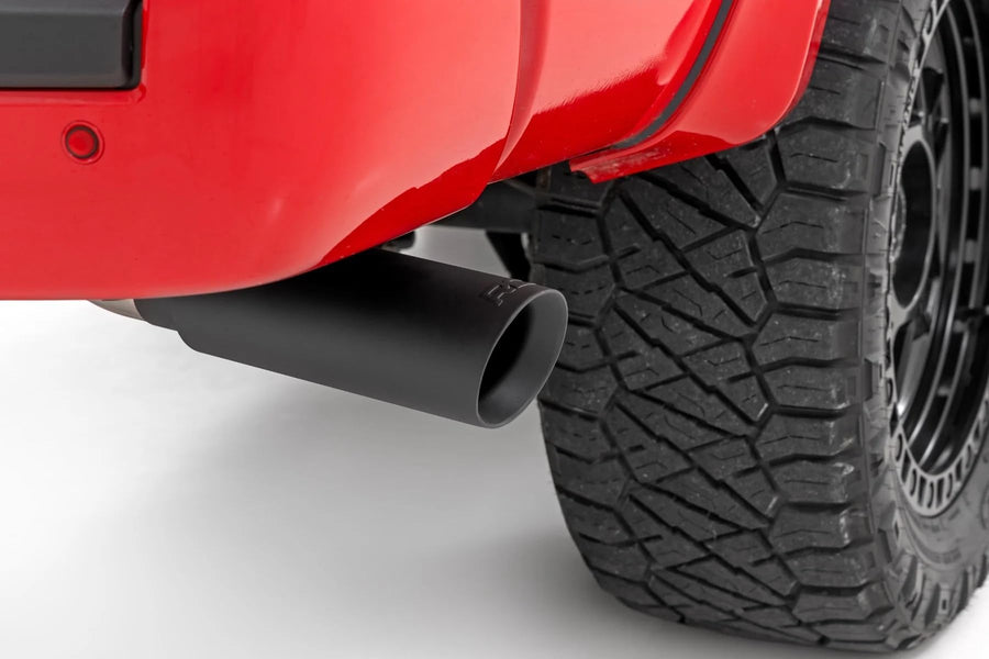 Stainless Rough Country Cat-Back Exhaust for Nissan Frontier (2022-2024) 3.8L Engine - Performance Tuned, Aggressive Growl