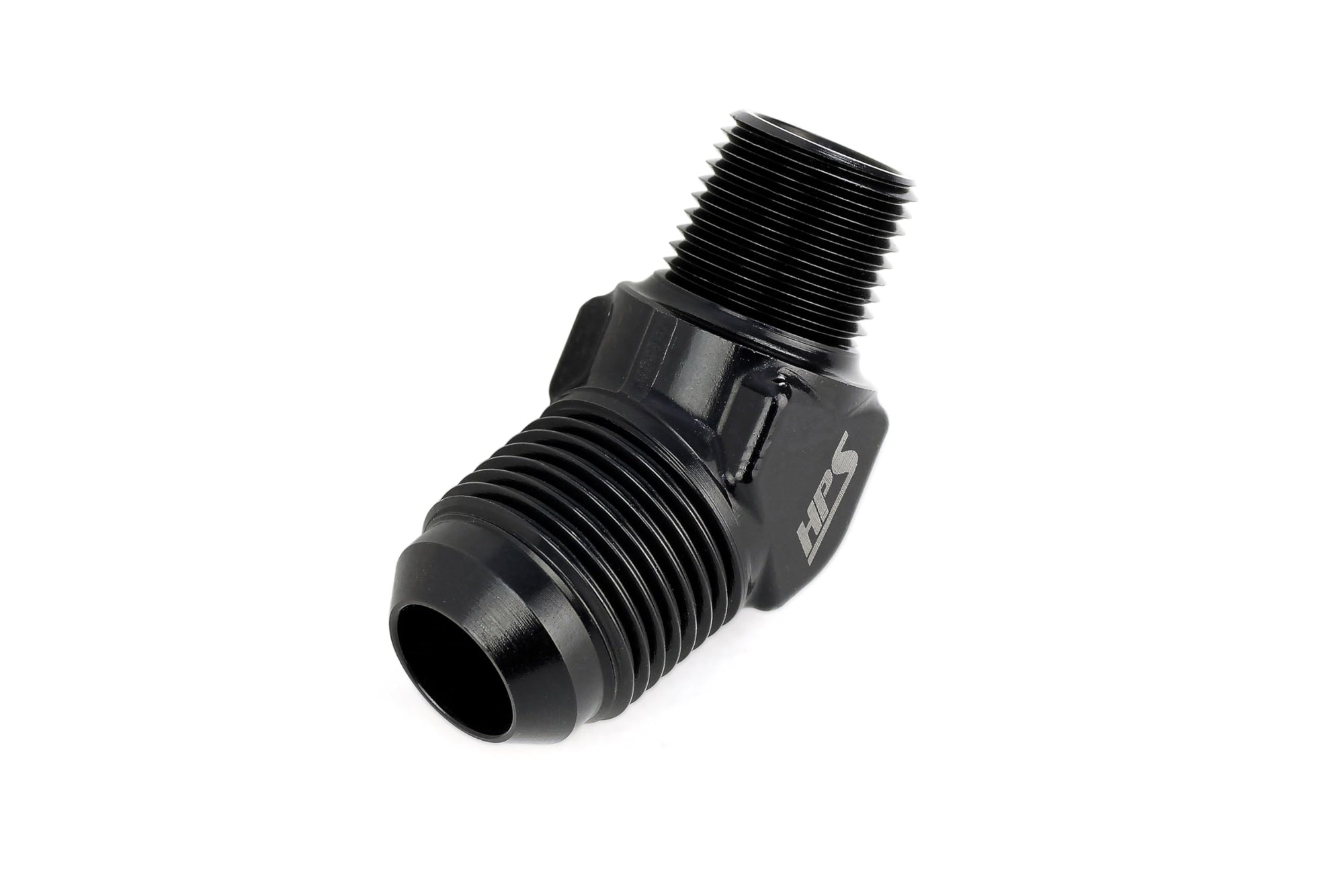 Performance HPS -12 to 1/2 NPT 45 Degree Aluminum AN Adapter, AN823128