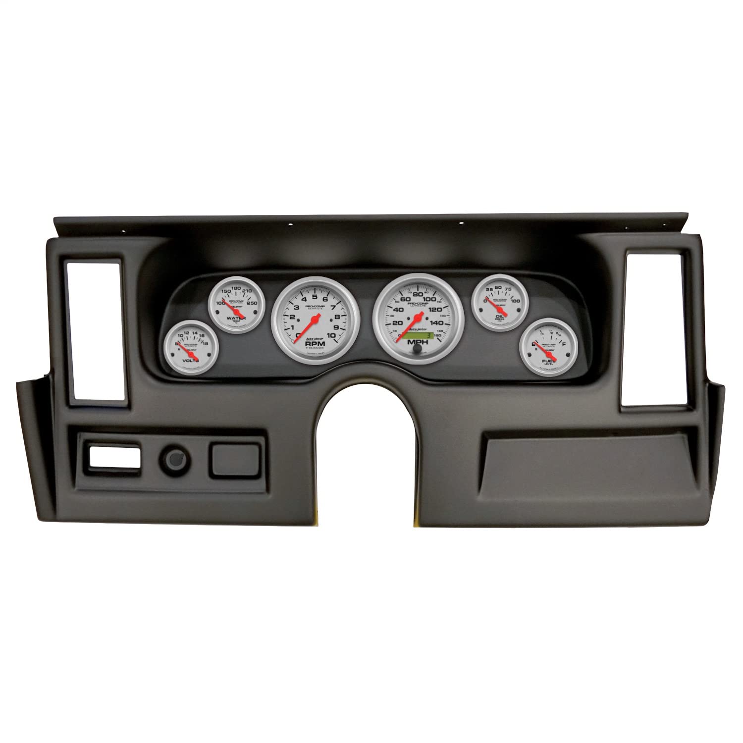 AutoMeter Dash Kit Direct Fit, (3 3/8" X2, 2 1/16" X4), Chevrolet Nova 77-79, Ultra-Lite (2916-13)