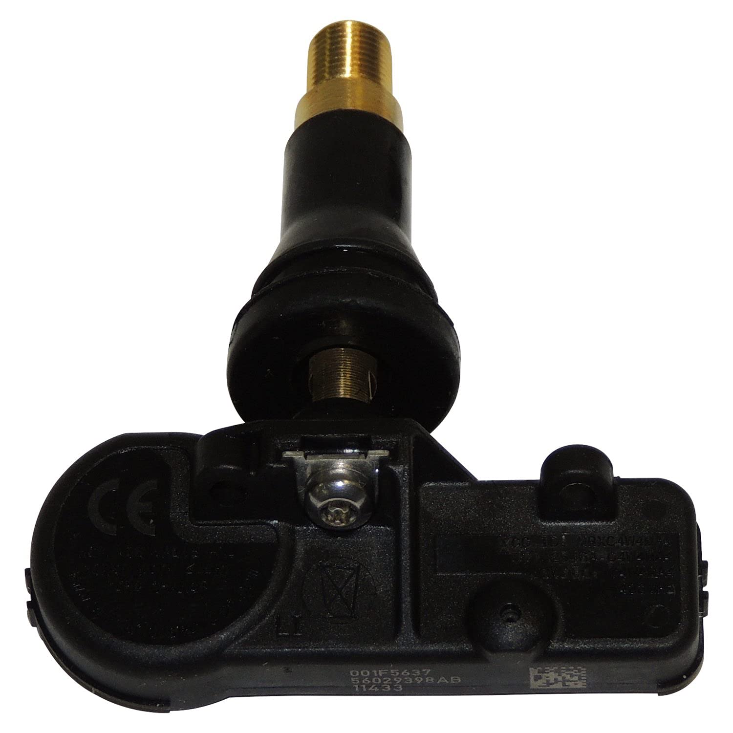 TPMS Sensor Crown Auto-56029398AB with Rubber Valve Stem, Black