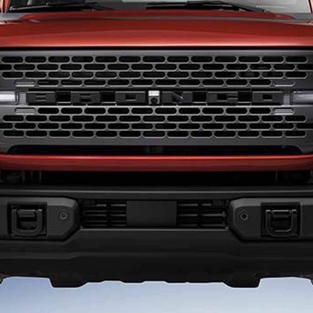 Ford Bronco Genuine OEM Lettering Overlay Kit for Ford Bronco | Matte Black Finish with Easy Installation | M1447BLMB