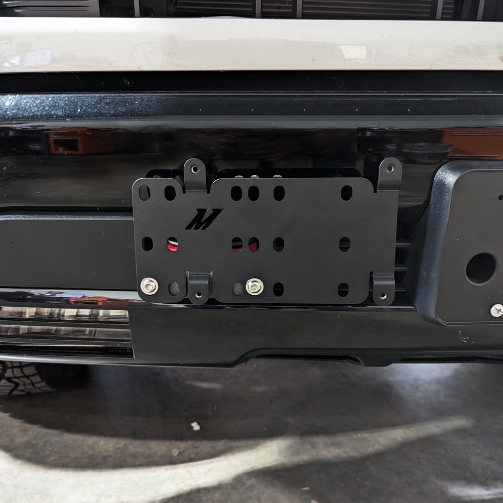 Mishimoto Relocation Kit License Plate, Compatible with Chevrolet Silverado 1500, 2022+