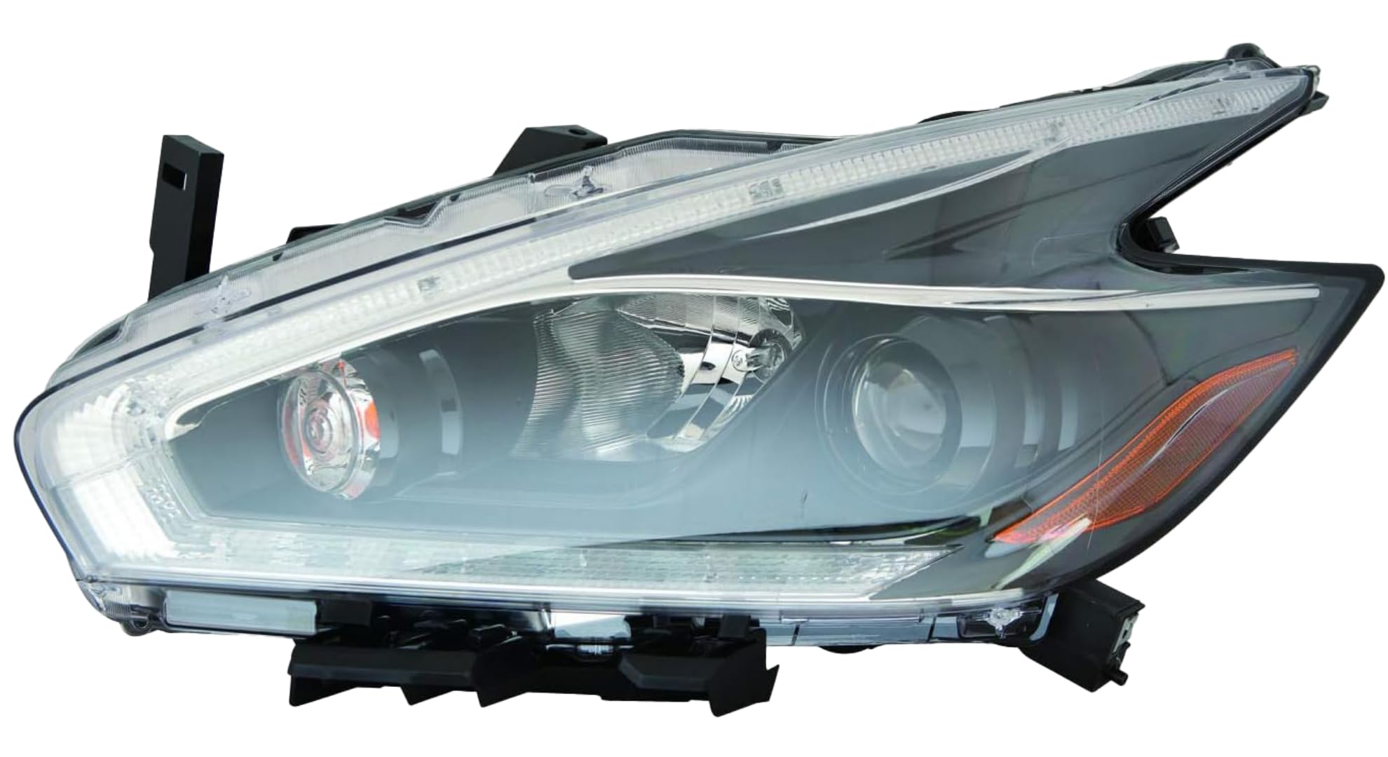 NISSAN 18 MURNO HL ASY HALOGEN BLK BEZEL LH CAPA