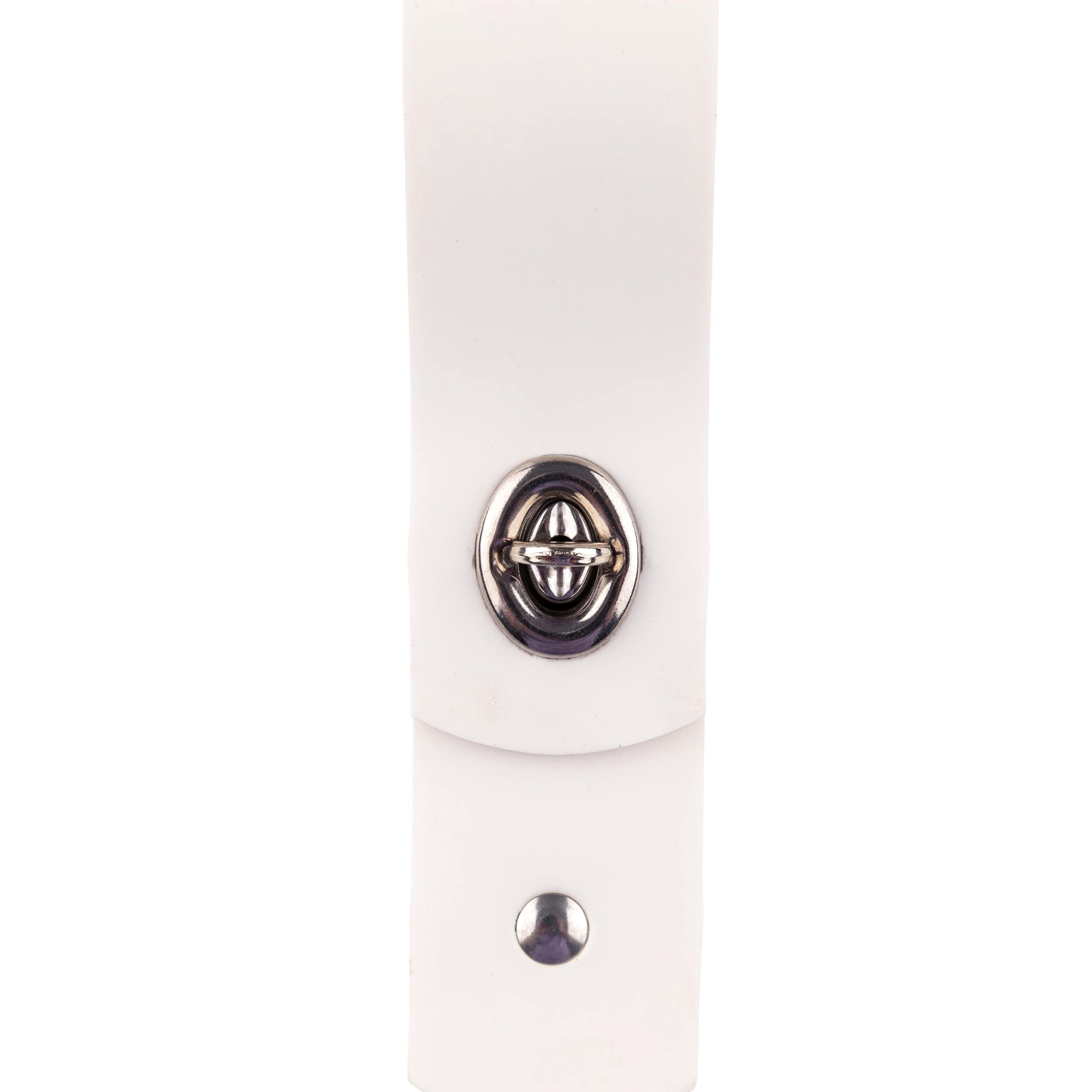Tidy-Ups Taylor Made Boat Fender Adjuster for Standard Rail Size, White, Works with up to 5/8" Diameter, Snap Adjuster Strap over Lifeline, Railing or Stanchion, UV-Resistant Vinyl Straps - 1015