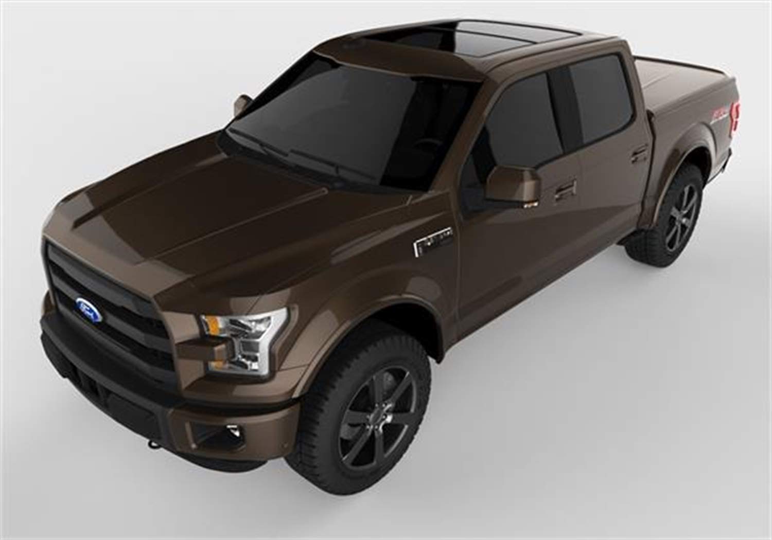 UnderCover RealTruck Lux One-Piece Truck Bed Tonneau Cover | UC2156L-H5 | Fits 2015 - 2017 Ford F-150 (H5 - Caribou) 5' 7" Bed (67.1")