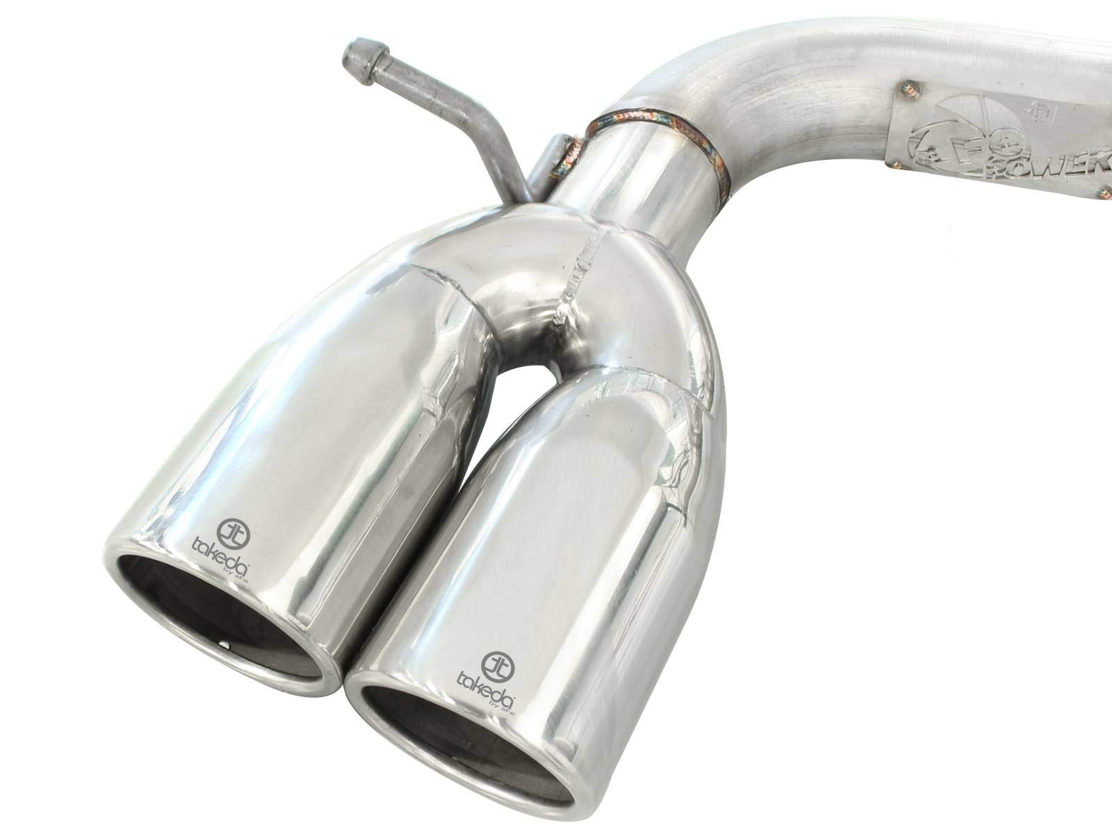 304 Stainless Steel aFe (49-36018) Axle-Back Exhaust System with Dual Polished Tips for Scion xB L4-2.4L Engine