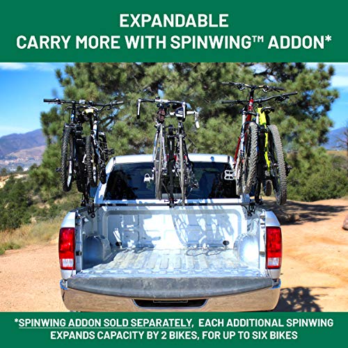 2-Bike Carrier Full Nelson, Truck Bed Mount V-Rack (Expandable to 6 Bike)