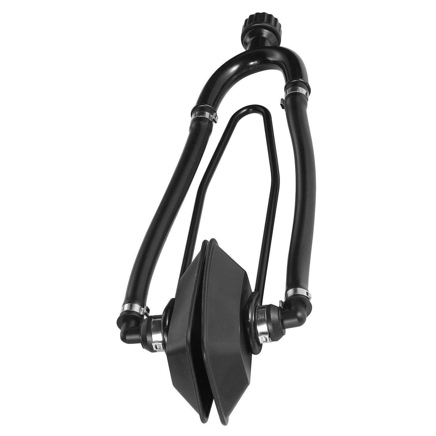 Universal Outboard Dual Water Feed attwood 16208-7 Rectangular Motor Flusher, Black