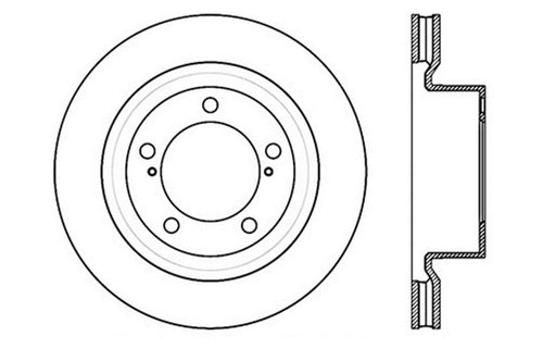Brake Rotor StopTech (128.44156CL)