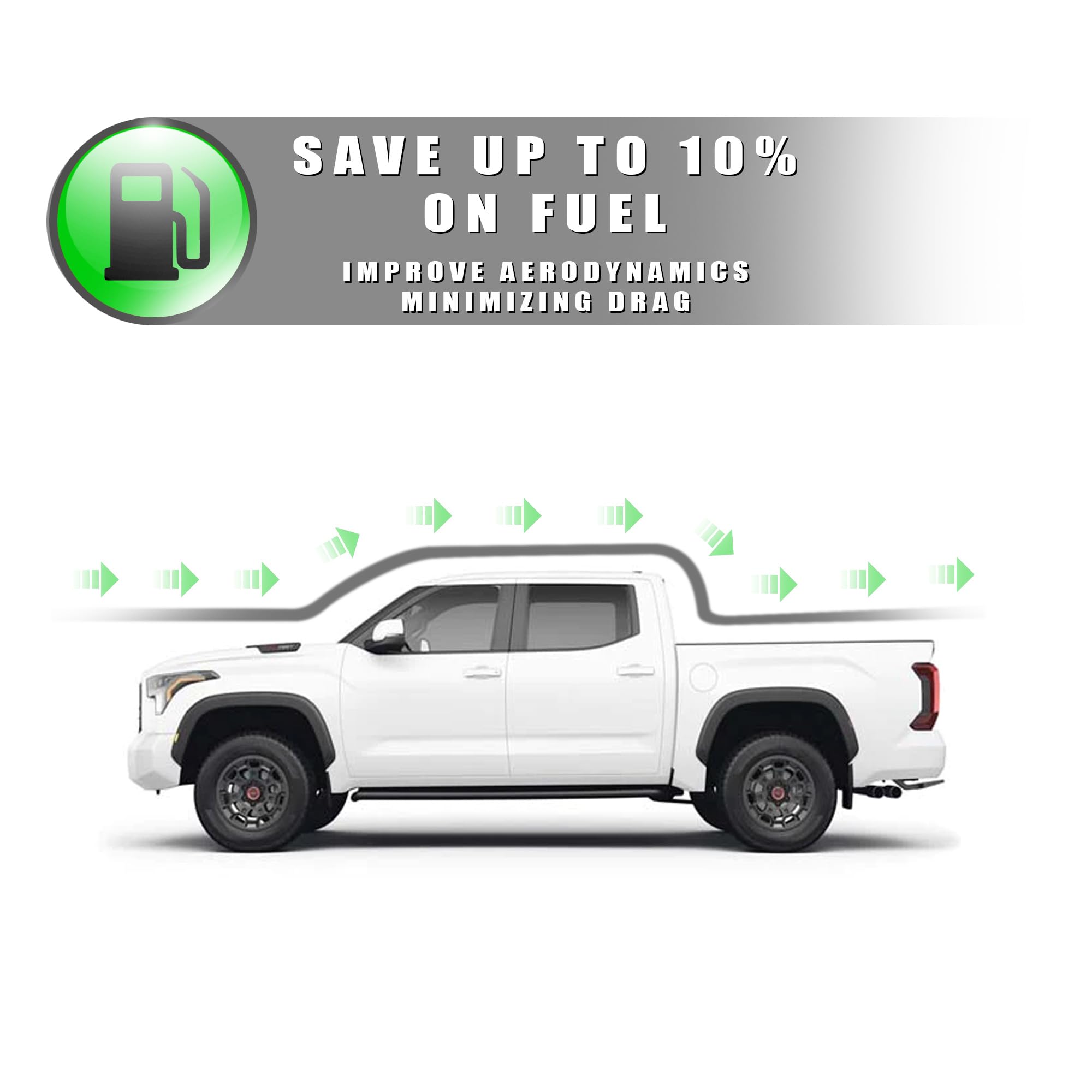 Toyota Tundra Bed Cover Armordillo Low Profile Hard Tri-Fold for 2022 2023 2024 Toyota Tundra 5.5 Ft (66") Short Bed | CoveRex TFX Series | 8723609