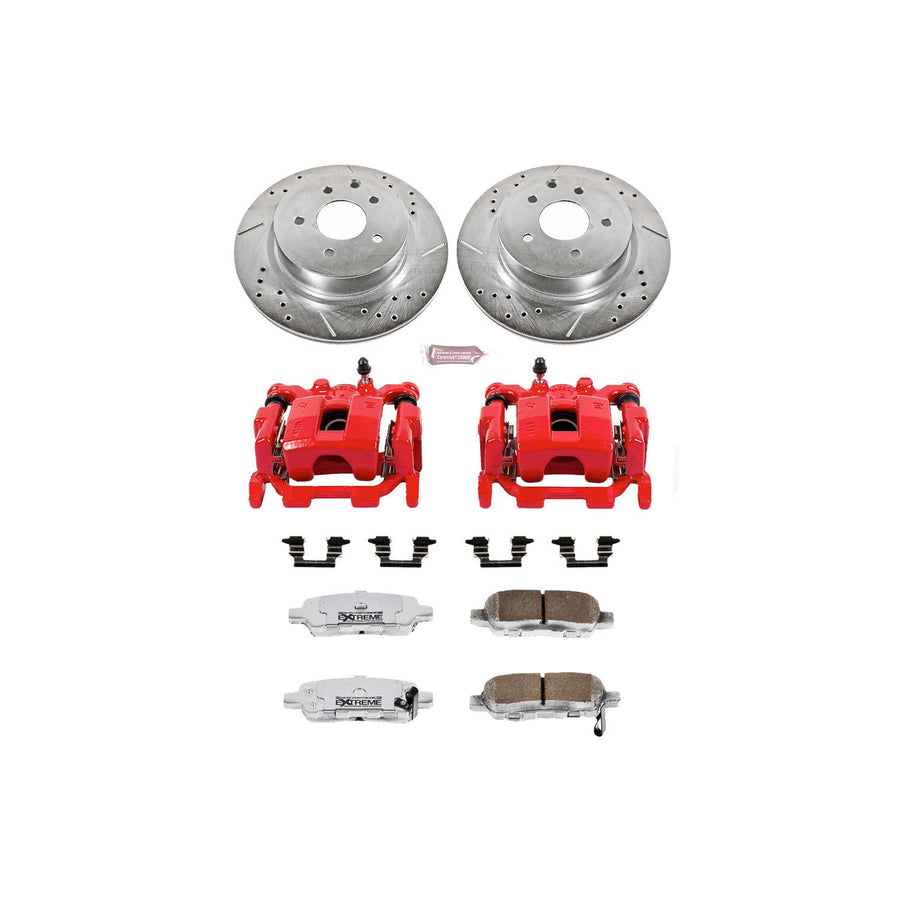 Power Stop Rear KC179C-26 Z26 Street Warrior Brake Kit For Nissan Maxima 2009-2014 [Model Specific]