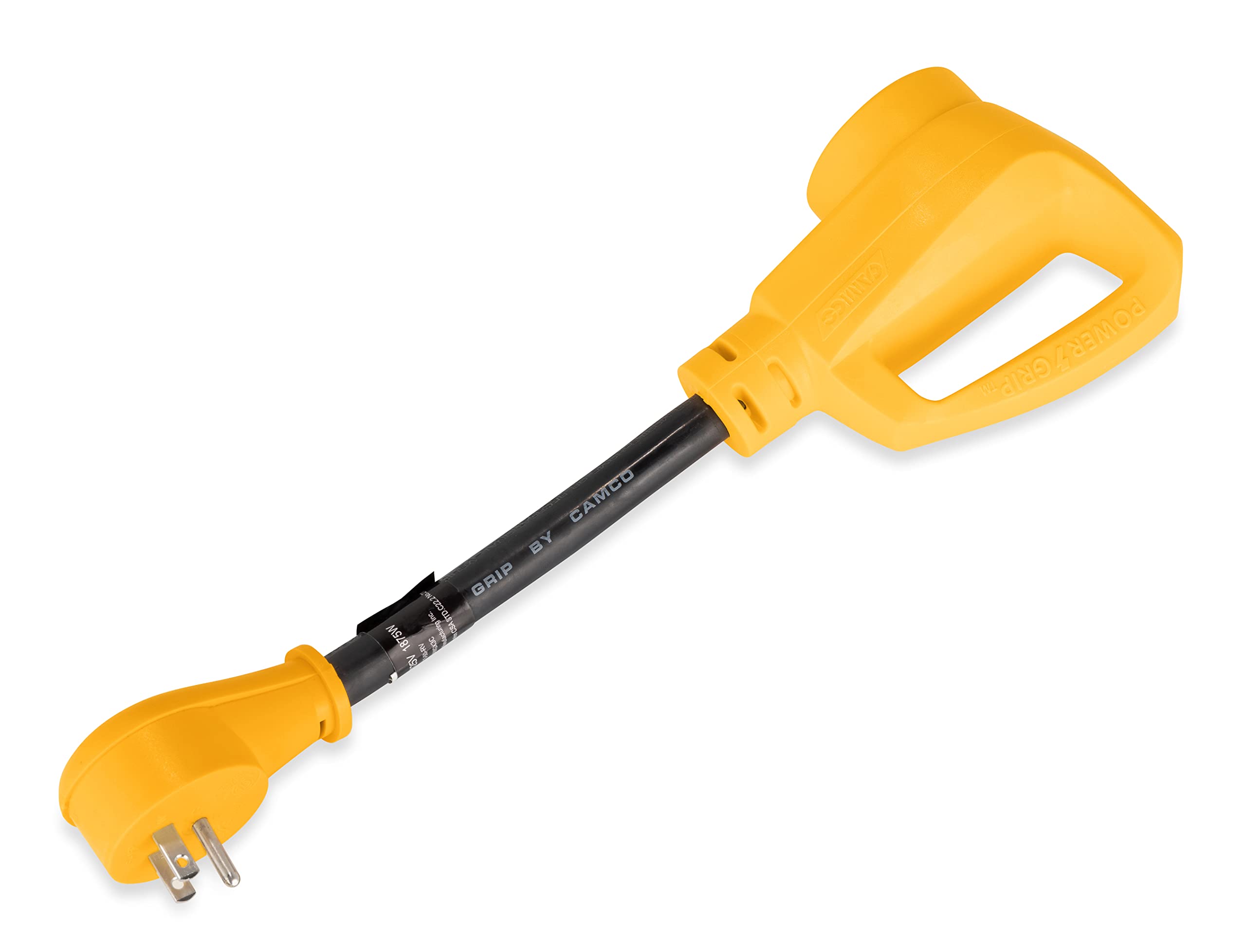 Camco 12" Power Grip 55170 Dog Bone (15M/50F), Black