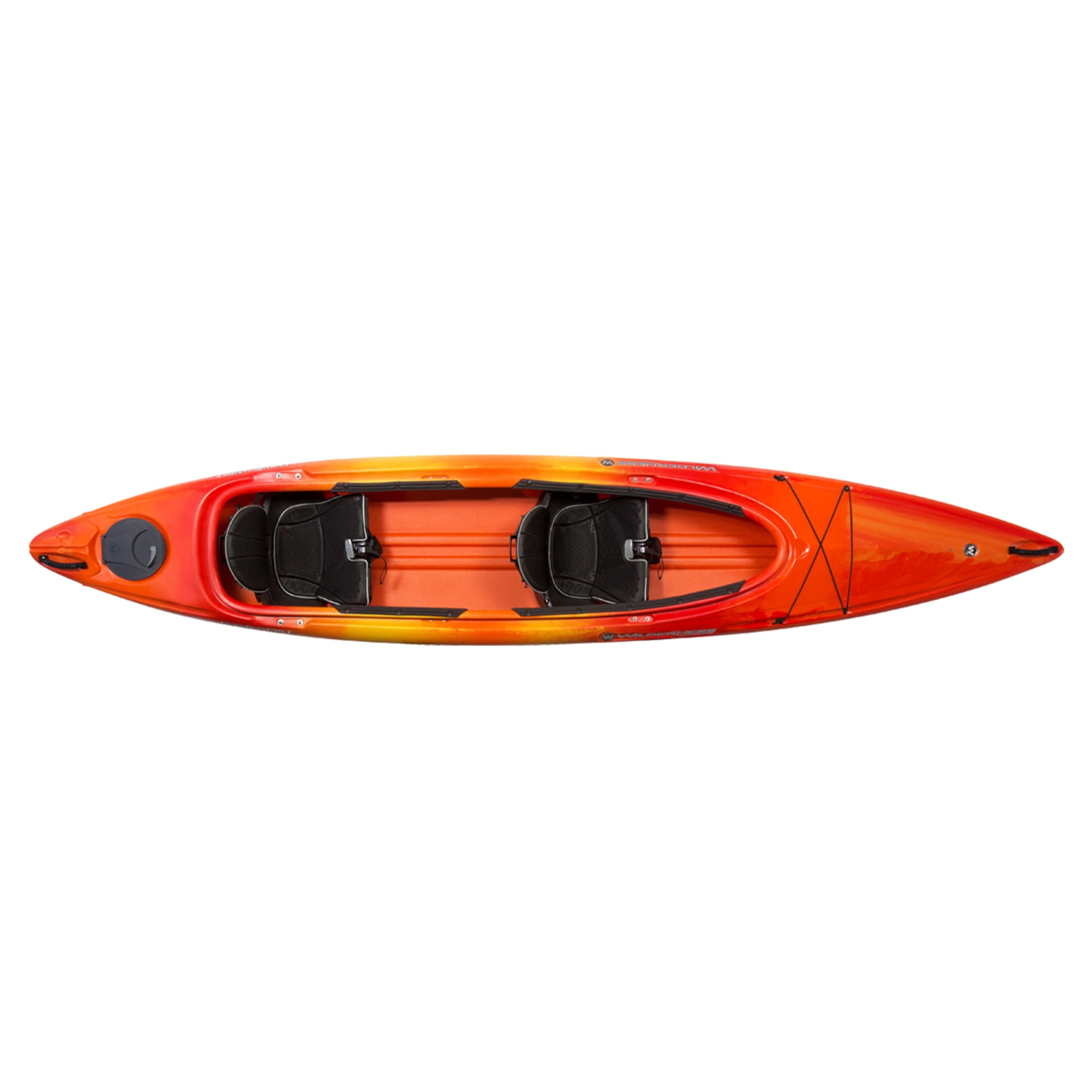 Pamlico 135 Wilderness Systems | Sit Inside Recreational Kayak | Tandem Kayak | 13' 6" | Mango